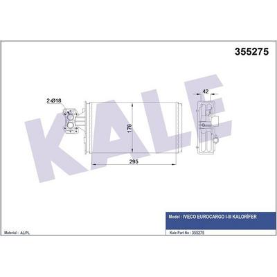 Kalorifer Radyatoru Iveco Eurocargo I-Iii KALE 355275