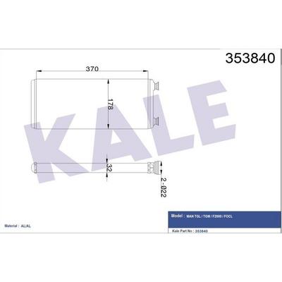 Kalorifer Radyatoru Man (Y.M.) Tgl 12.180>05 D0834 Tga>00 D2866 D2876 Tgx-Tgs>07 D2066 D2676 KALE 353840