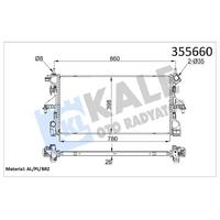 Motor Radyatoru Boxer Jumper Ducati Ii Iv 15>> KALE 355660