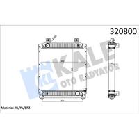 Motor Radyator Karsan Atak Euro Vi KALE 0408081AB