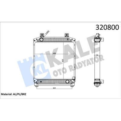 Motor Radyator Karsan Atak Euro Vi KALE 0408081AB