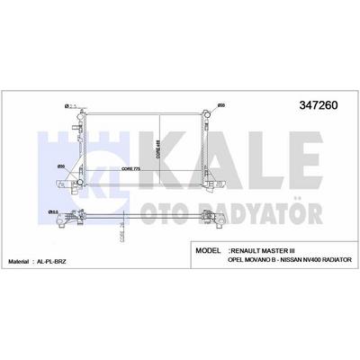 Motor Radyatoru Master Iii Movano B 10>(+Ac)(-Ac) KALE 347260