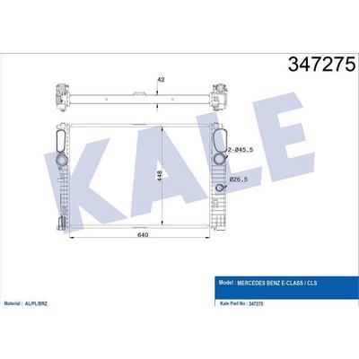 Motor Su Radyatoru C219 05>10 W211 02>08 S211 03>09 KALE 347275