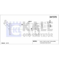 Kalorifer Radyatoru Passat 97>05 A4 95>01 Superb 02>08 KALE 347370