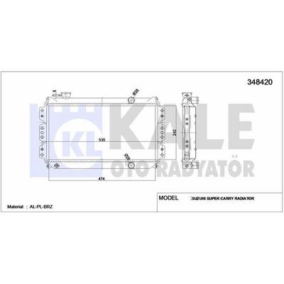 Motor Su Radyatoru Suzuki Carry Sk410 1985 1999 Manuel Vites KALE 348420