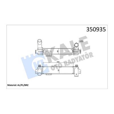 Intercooler Hyundai Starex Crdi Kia Sorento 2003-> KALE 350935