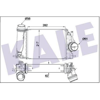 Intercooler Nissan Qashqai 1 6 2014-> Kadjar 1 6 2016-> KALE 350975