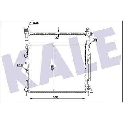 Motor Su Radyatoru Kangoo Iii 1 5Dci / 1 6 08>   Citan 415 12> KALE 351010