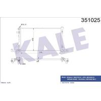 Motor Radyatoru Master Iii 2 3 Movano B Nv400 Vauxhall Movano Mk Ii KALE 351025