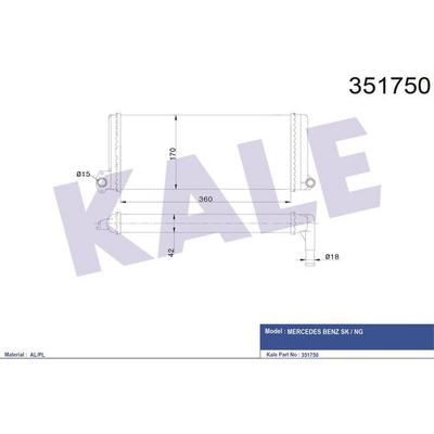 Kalorifer Radyatoru Mercedes Benz Sk / Ng KALE 351750