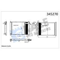 Klima Radyatoru Nissan Micra K12 Kasa 2003 2010 KALE 345270