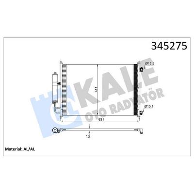 Klima Radyatoru Nissan Xtrail Benzinli Dizel 2007> KALE 345275