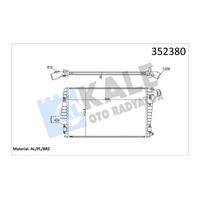 Turbo Radyatoru Audi A6 2 5Tdi 97>05 KALE 352380