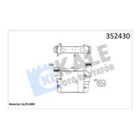 Turbo Radyatoru (Intercooler) Sol Audi A4 2 0Tdi / Tfsi 04>08 Exeo 1 8Tsi 2 0Tfsi / Tdi 09> KALE 352430