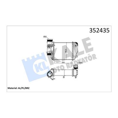 Turbo Radyatoru Sol Audi A6 2 7 / 3 0Tdi 05>11 KALE 352435