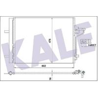 Klima Radyatoru Kuga Ii 14> 1.5 16. Tdci Focus 2.0L Ecoboost 15> Yeni Connect 1.5-1.6 Tdci 14> KALE 353155