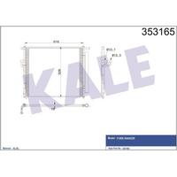 Klima Radyatoru Ranger 2 2 Tdci 2011 -> Mazda B2500 2 2 - 2 5 Tdci 2011 -> KALE 353165