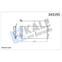 Klima Radyatoru Land Rover Freelander 1.8 2.0 98>06 KALE 343195