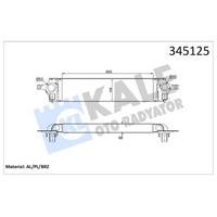 Intercooler Turbo Radyator Nissan Xtrail 2.0 Dci 2007 -> Koleos 2.0 Dci 2008 -> KALE 345125