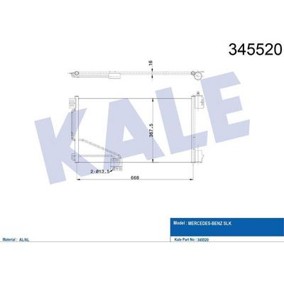 Klima Radyatoru Slk-Class R171 04>11 KALE 345520