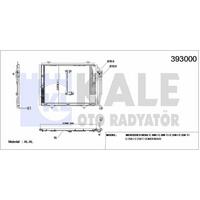 Klima Radyatoru W202 95>00 S202 96>01 C208 97>02 A208 98>02 KALE 393000