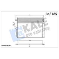 Klima Radyatoru Jeep Grand Chrokee Iv 10> KALE 343185