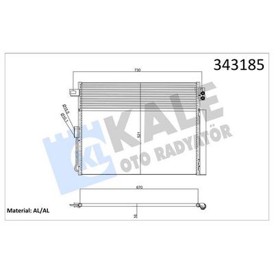 Klima Radyatoru Jeep Grand Chrokee Iv 10> KALE 343185