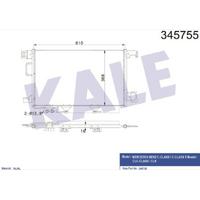 Klima Radyatoru W203 02>07 Cl203 02>08 S203 02>07 C209 02>09 A209 03>10 KALE 345755