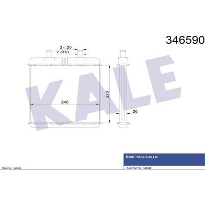 Kalorifer Radyatoru Iveco Daily Iii C13 KALE 346590