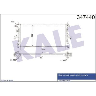 Motor Su Radyatoru Boxer Jumper Ducato Iii 3 0Hdi 11> F1A F1C KALE 347440