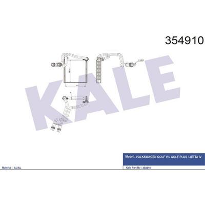 Kalorifer Radyatoru Golf Vi 10>14 Jetta Iv 11> KALE 354910
