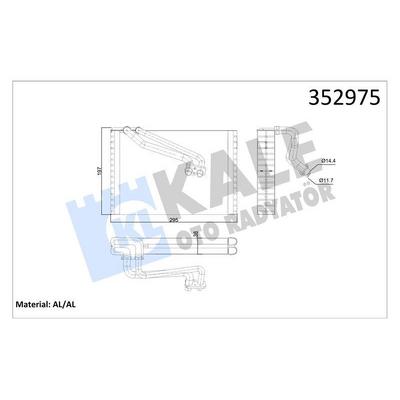 Evaparator Corsa D 1 0 1 2 1 3Cdti 1 4 1 6 06> KALE 352975