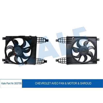 Radyator Fan Motoru Komple Aveo 09>11 1 2 KALE 353795