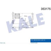 Klima Radyatoru W203 00>07 Cl203 02>08 S203 01>07 C209 02>09 R230 06>12 KALE 353175