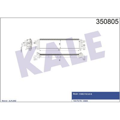 Turbo Radyatoru Ford Focus Iii 1.5 Ecoboost (14+) / (At Mt) / (Klimali Klimasiz) KALE 350805