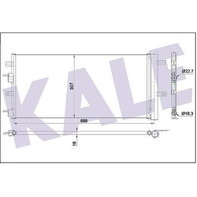 Klima Radyatoru (Kurutucu Ile) Ford Galaxy Mondeo V S Max 2.0 Tdci 15=> (At Mt) KALE 353160