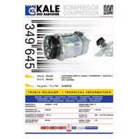 Klima Kompresoru Caddy Iii Sharan Transporter V Multivan V Ford Galaxy S KALE 349645