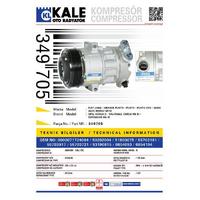 Klima Kompresoru Linea Grande Punto Alfa Romeo Mito Opel Corsa D 07<14 Z13Dtj Z13D KALE 349705