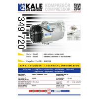 Klima Kompresoru Astra H Z13Dth KALE 349720