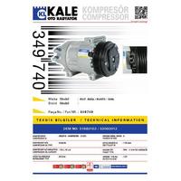 Klima Kompresoru Fiat Egea Punto 500L KALE 349740