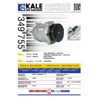 Klima Kompresoru Opel Frontera B Vectra B KALE 349755