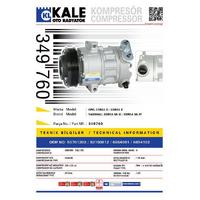 Klima Kompresoru Opel Corsa D Z10Xep Z12Xep A12Xer Z14Xep A14Xer Corsa E B12X KALE 349760