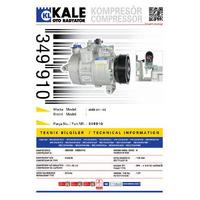 Klima Kompresoru Audi A6 2 0Tdi / Tfsi 05>11 KALE 349910