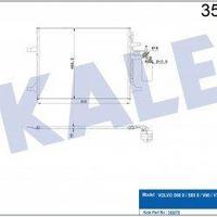 Klima Radyatoru Volvo S60 Ii 10=> S80 Ii 06=> V60 10=> V70 Iii 06=> Xc60 08=> X KALE 353075