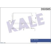 Klima Radyatoru Kondenser Ford Fiesta 1.4Tdci 1.4 Bezinli 02>08 KALE 350585