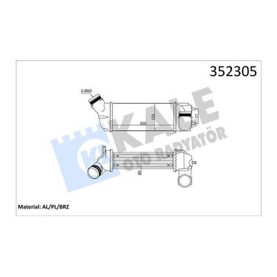 Turbo Radyatoru 307 Ym 308 C4 C4 Picasso Dw10Bted 2.0Hdi 16V Otomatik KALE 352305