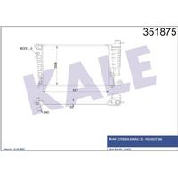 Motor Radyatoru 306 Xsara Xu7Jp (1.8 8V)-Xu10J4R (At) KALE 351875