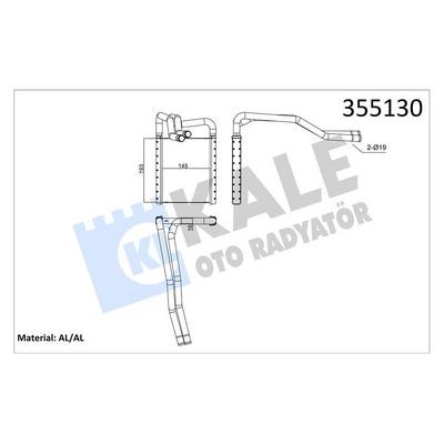 Kalorifer Radyatoru Hyundai I20 2008-> KALE 355130