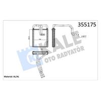 Kalorifer Radyatoru Hyundai Tucson Sportage 2004-2010 KALE 355175