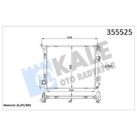 Motor Su Radyatoru Nissan Xtrail 1.6 Dci 2014-> 1.6 Digt 2015-> KALE 355525